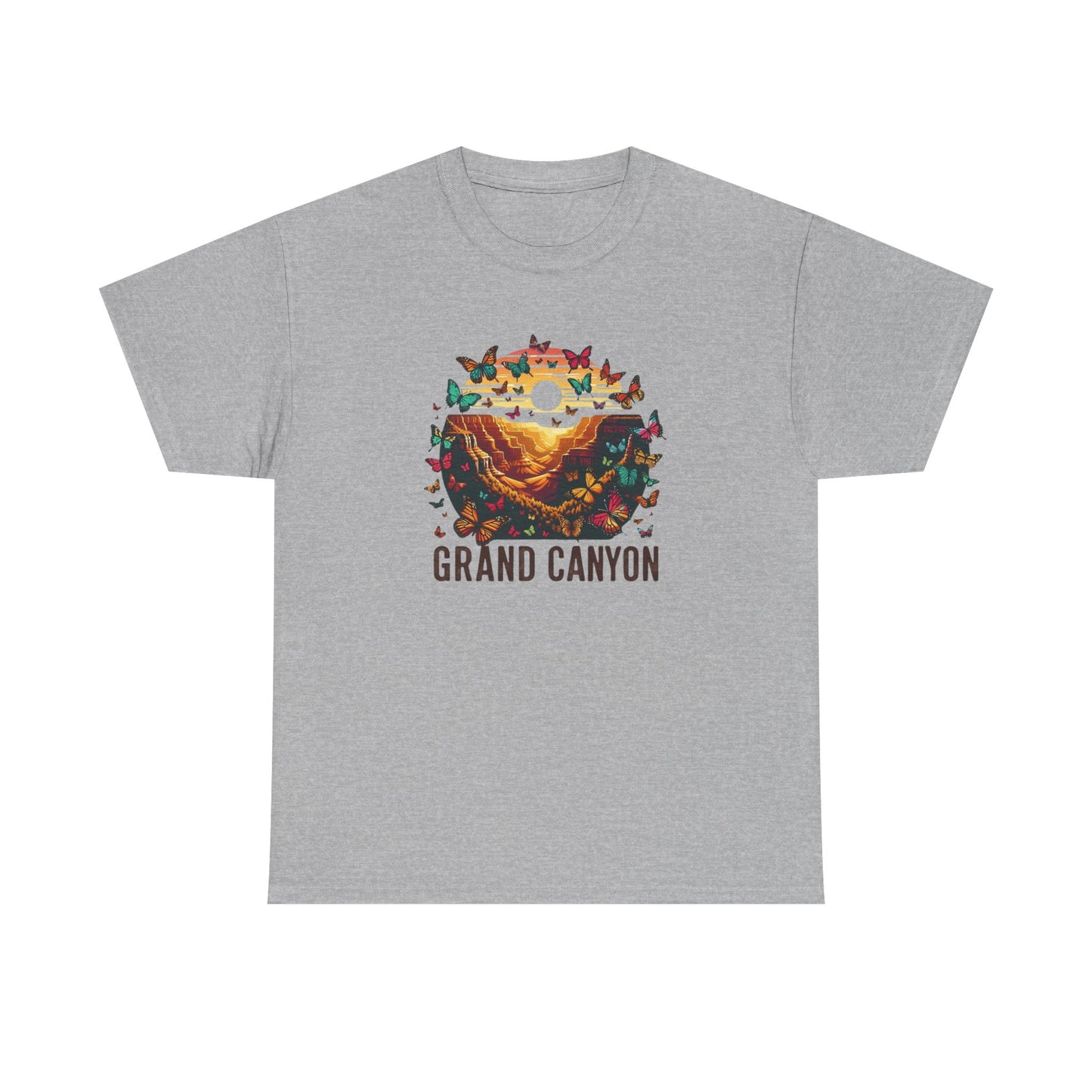 Grand Canyon Butterfly Unisex Tee, National Park Shirt Summer Gift Cotton T-Shirt, Southwest Nature Lover Top, Outdoor Adventure Hiking Tee,