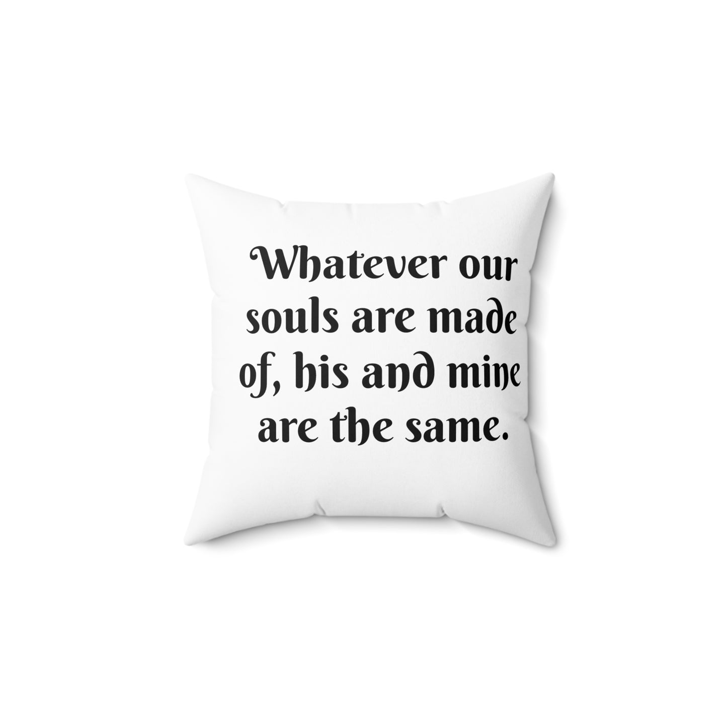Gothic Couple Series, Wuthering Heights, Heathcliff and Cathy, Charlotte Bronte, Literary Pillow, Square Pillow, Book Nook, Library, Decor