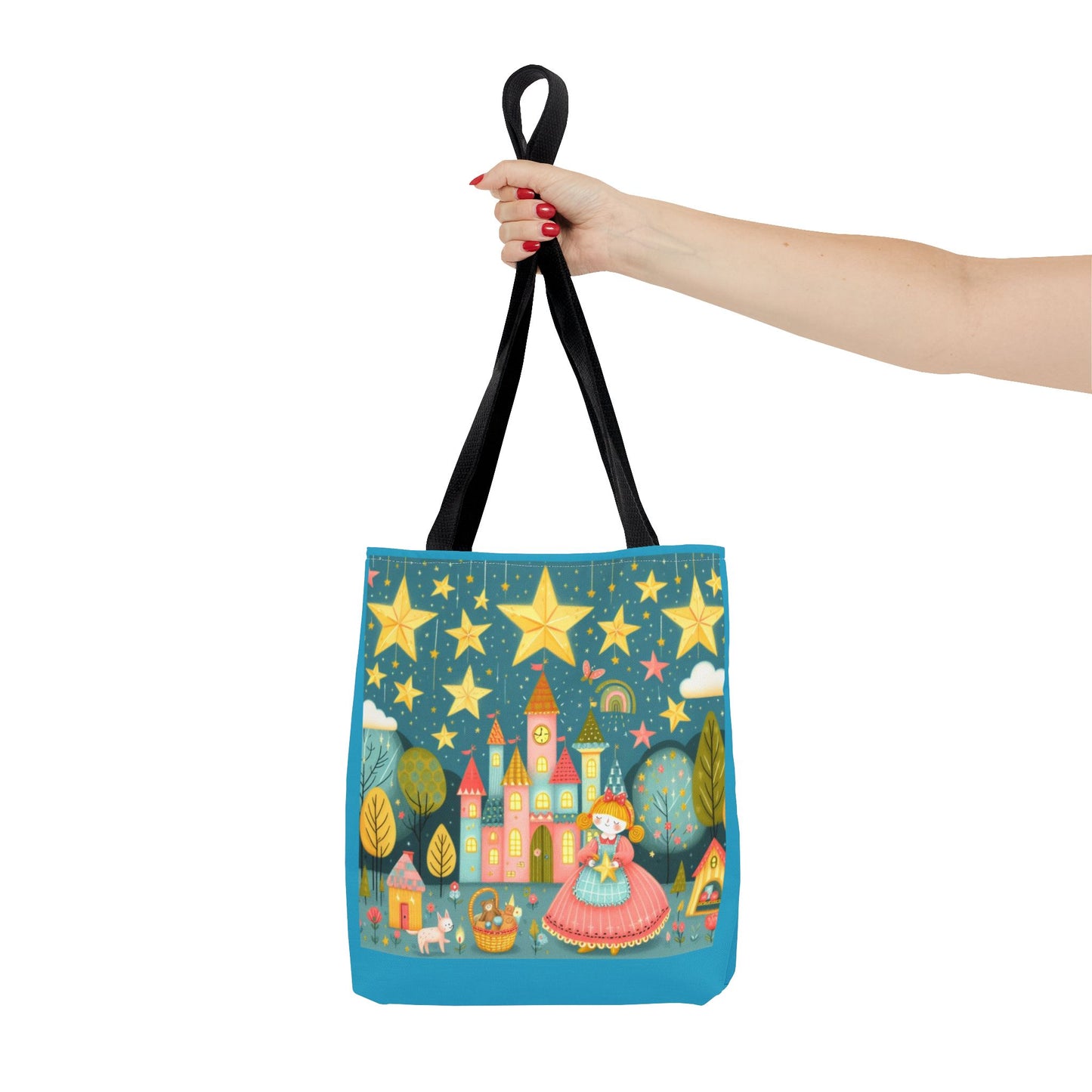 Twinkle Twinkle Little Star, Nursery Rhyme, Fairy Tale, Tote Bag, Book Bag, Library Bag, Gift