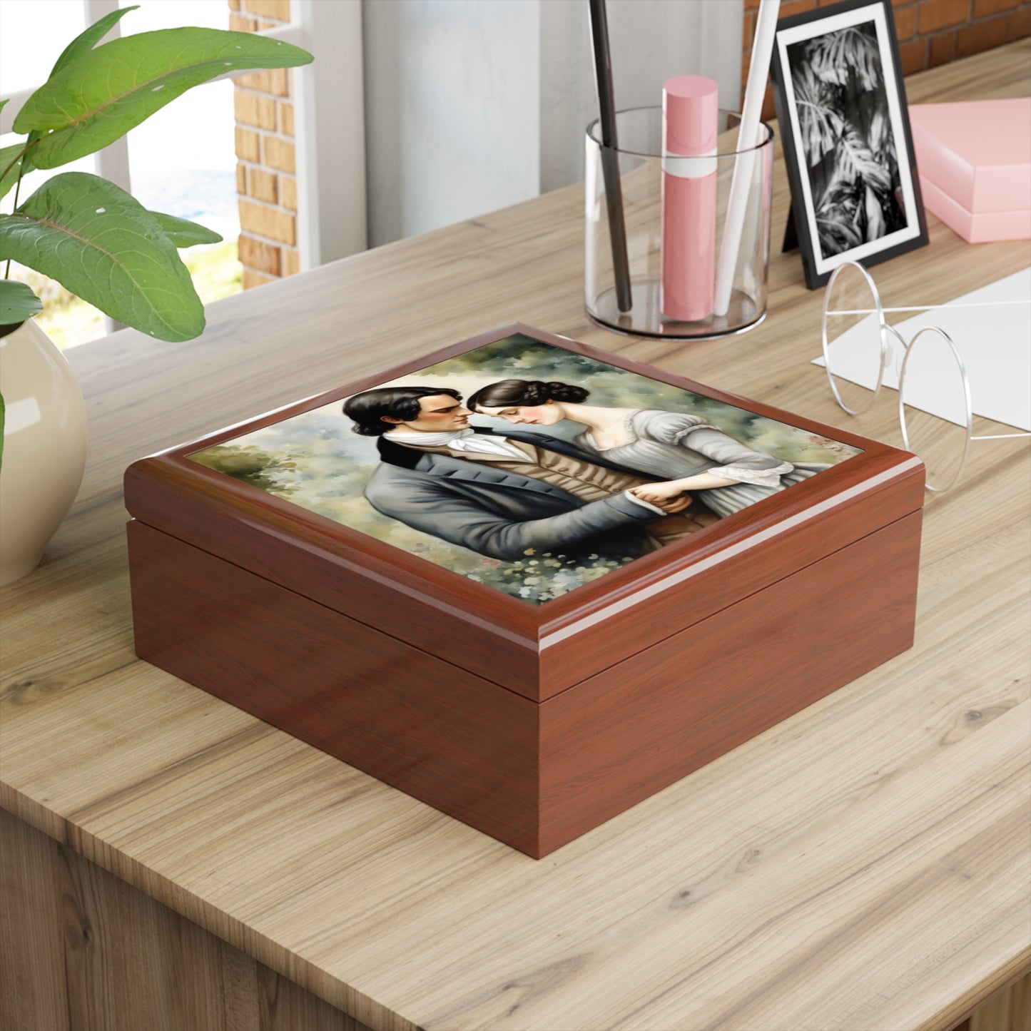 Jane Eyre, Edward Rochester, Charlotte Bronte, Victorian, Gothic, Bookwarm, British, Hostess Gift,  Jewelry Box