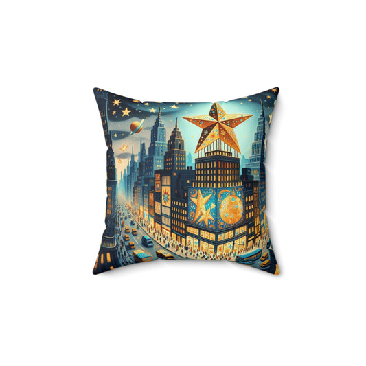 NYC, New York City, Twinkle Twinkle Little Star, Nursery Rhyme, Square Pillow, Library, Book Nook, Reading Corner, Home Decor,