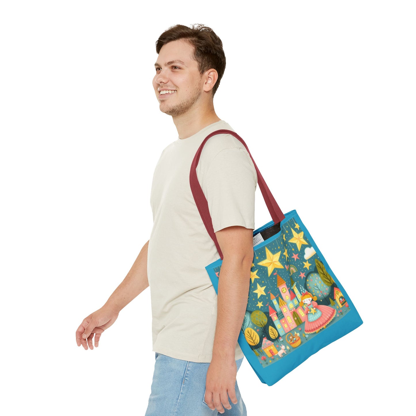 Twinkle Twinkle Little Star, Nursery Rhyme, Fairy Tale, Tote Bag, Book Bag, Library Bag, Gift