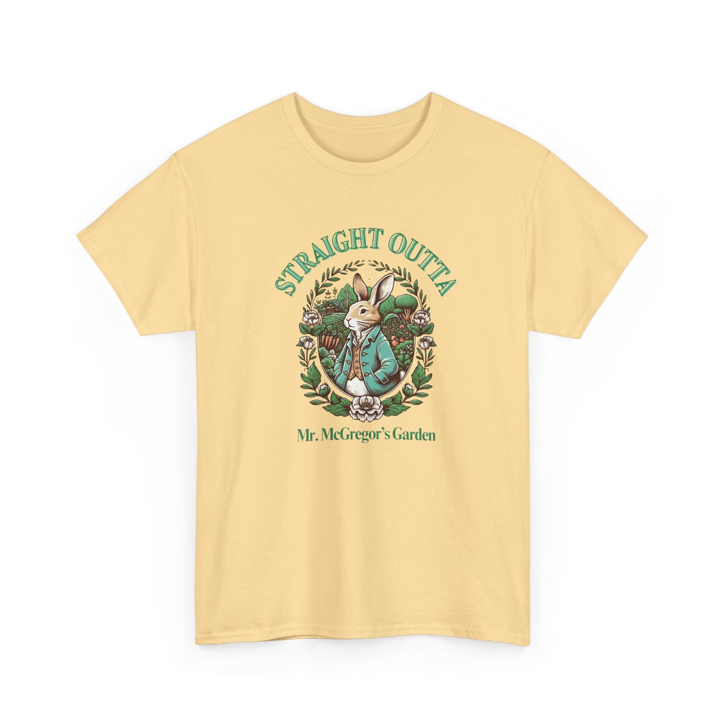 Peter Rabbit Vintage Style Unisex Cotton Tee - Beatrix Potter Apparel Gift, T-Shirt, Bunny Lover Shirt, Classic Character Top, Retro Graphic
