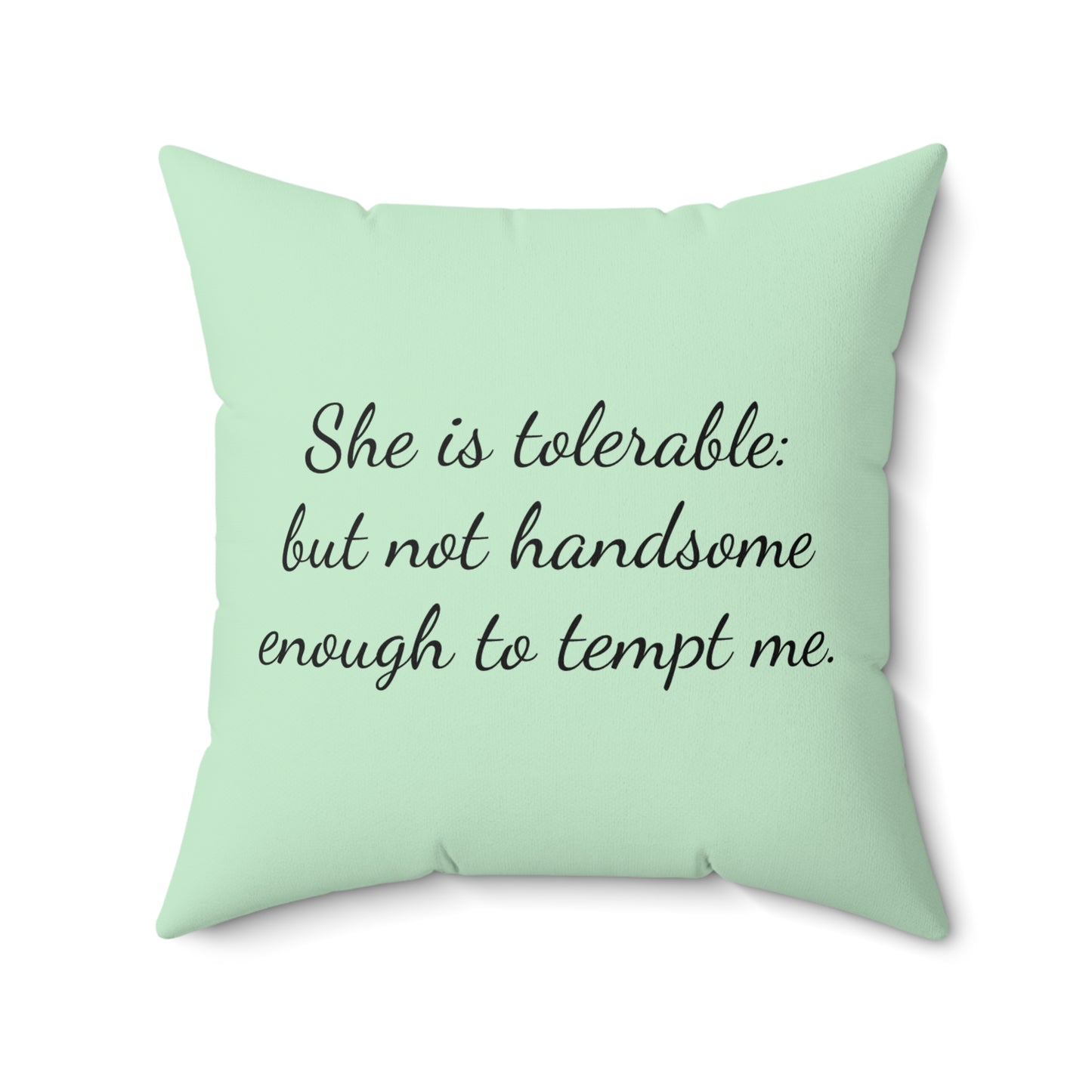 Literary Pillow, Pride and Prejudice, Austenite, Jane Austen, Regency, Elizabeth, Darcy, Cushion, Home Decor, Reading Nook, Gift for Book