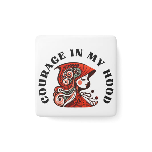 Porcelain Magnet, Square