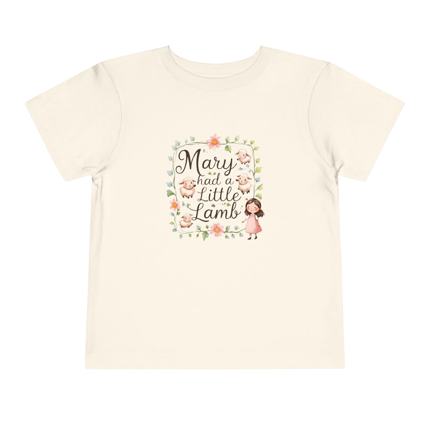 Mary Had a Little Lamb Toddler Tee, Cute Kids Shirt, Nursery Rhyme Apparel, Baby Gift, Playtime Outfit, Toddler Fashion