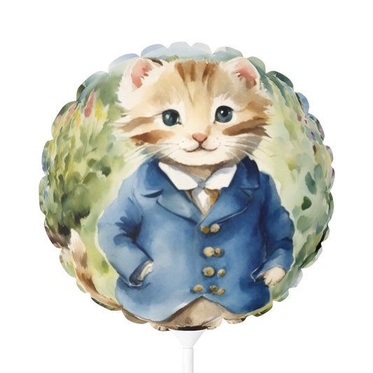 Balloon Party Supplies, Tom Kitten Baby Shower Gift, Beatrix Potter Inspired, 11" Heart-shaped Round Balloon, Decorations