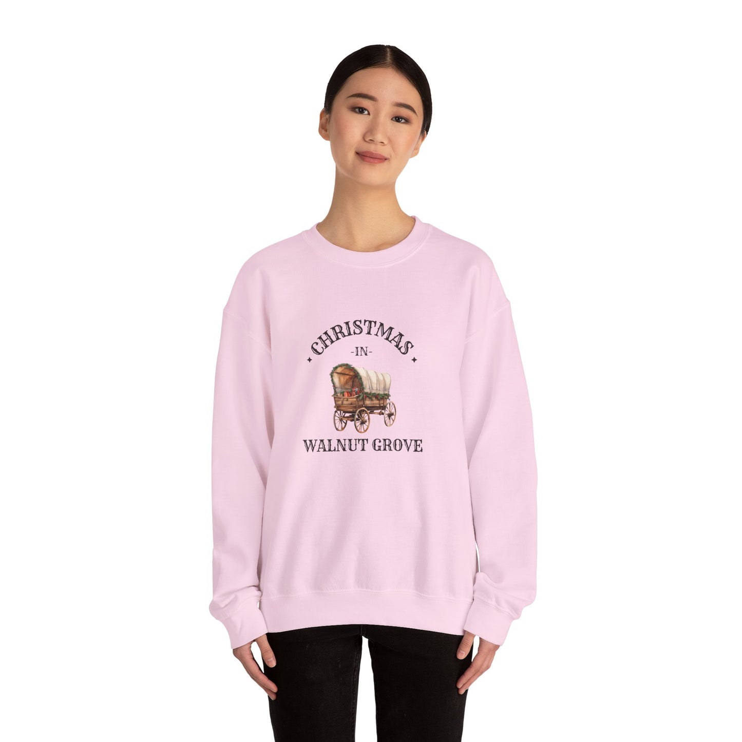 Walnut Grove Christmas Laura Ingalls Wilder Shirt Holiday Gift Sweatshirt  Crewneck, Winter Top, Cozy Jumper, Festive Apparel,