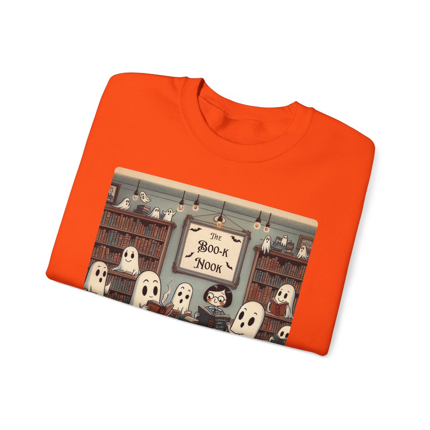 Ghost Readers Crewneck Sweatshirt, Cozy Halloween, Book Lover Apparel, Sweatshirt for Fall, Librarian Shirt, Autumn Teacher Gift, Fall