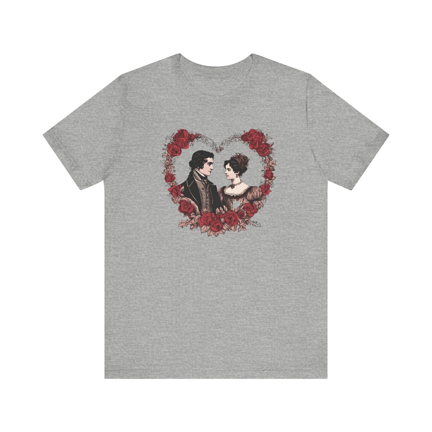 Jane Austin, Sense and Sensibility, Darcy, Valentine's Day, Unisex Jersey Short Sleeve Tee, Tshirt