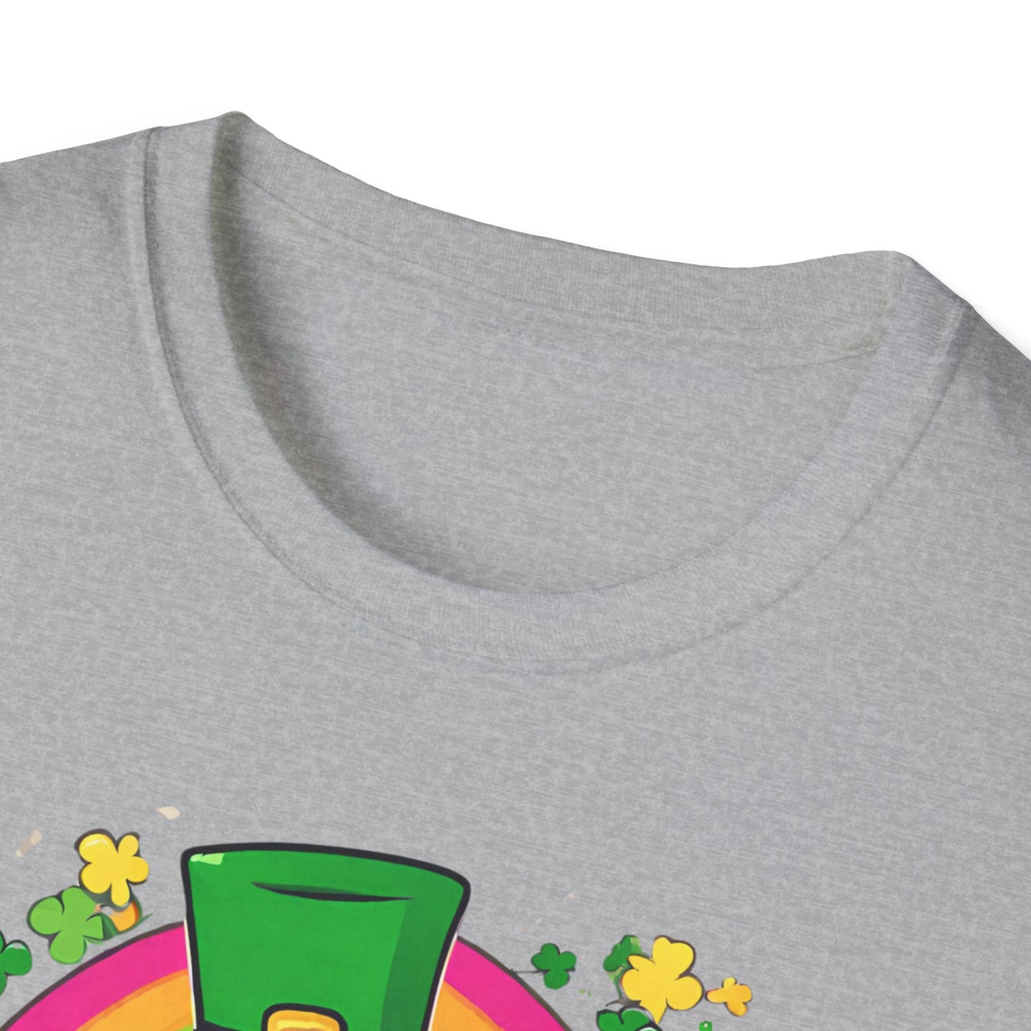 Cute Kawaii St Patrick's Day Softstyle T-Shirt, Tee