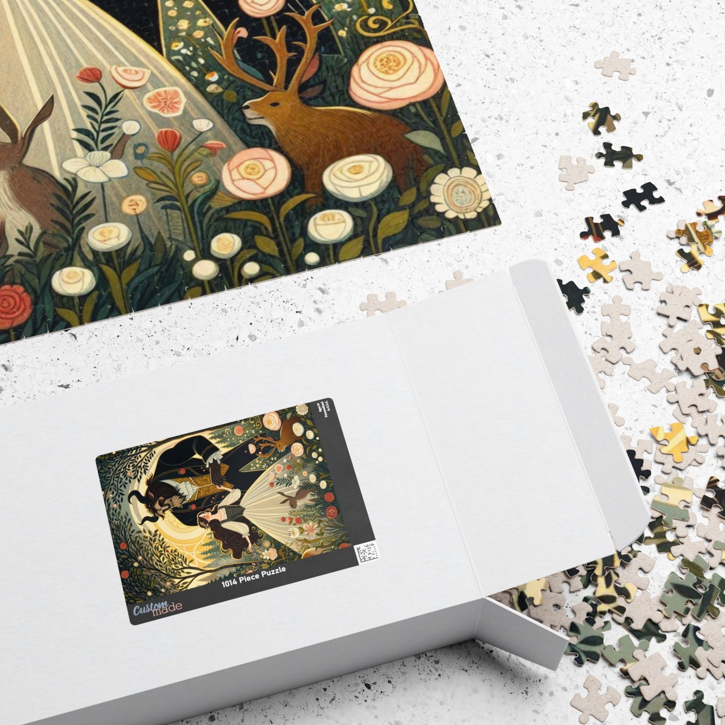 Puzzle Beauty and the Beast, Fairy Tale Game, 110, 252, 520, 1014-piece Jigsaw Puzzle, Stress Relief, Family Activity, Gift Idea, Home