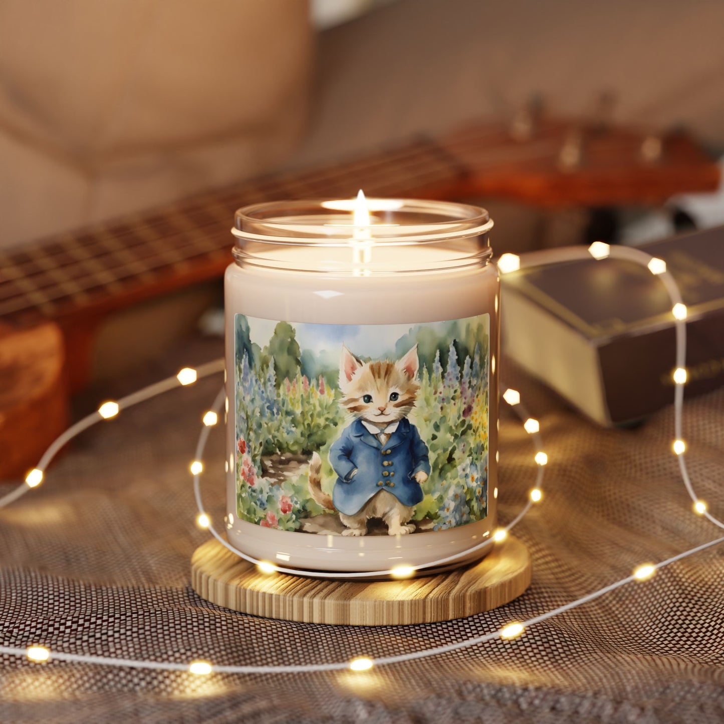 Tom Kitten, Beatrix Potter, Easter, Spring, Scented Soy Candle, 9oz, Literary Candle