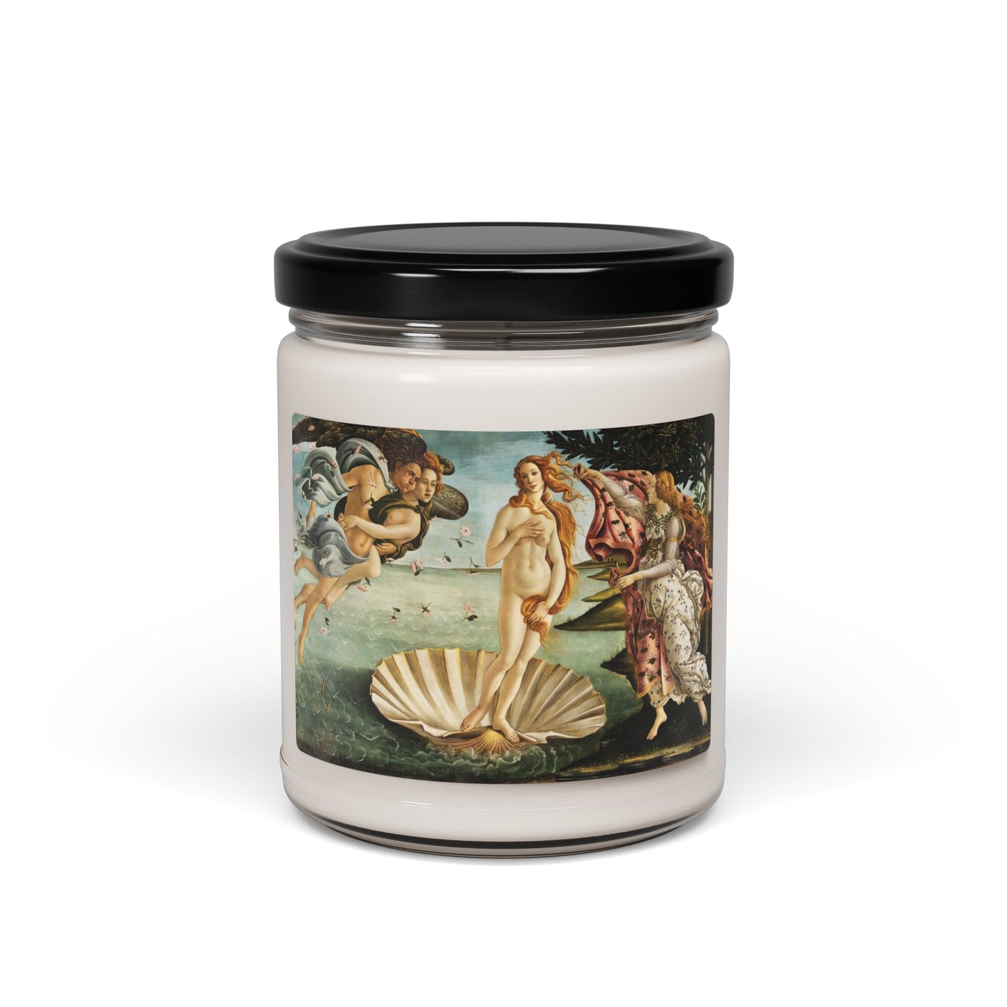 Italian Renaissance, Sandro Botticelli's The Birth of Venus, Art, Gift, Scented Soy Candle, 9oz