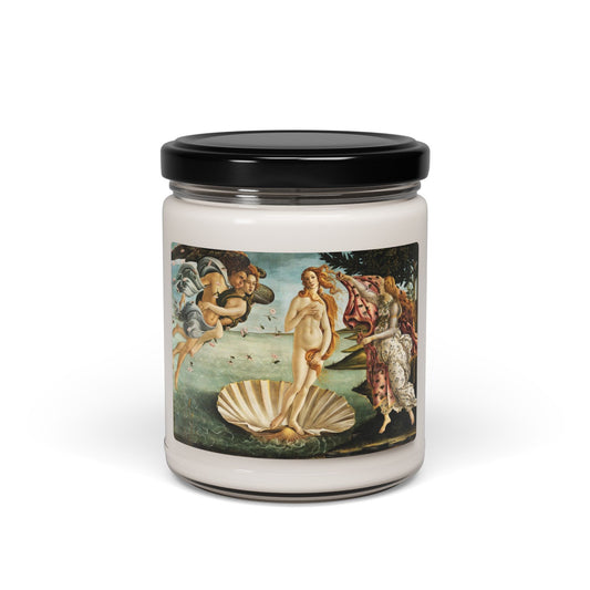Italian Renaissance, Sandro Botticelli's The Birth of Venus, Art, Gift, Scented Soy Candle, 9oz