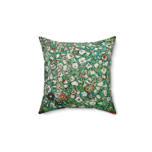 Gustav Klimt, Park Landscape with Mountain Top, Square Pillow, Artist, Art, Painter, Gift, Musuem