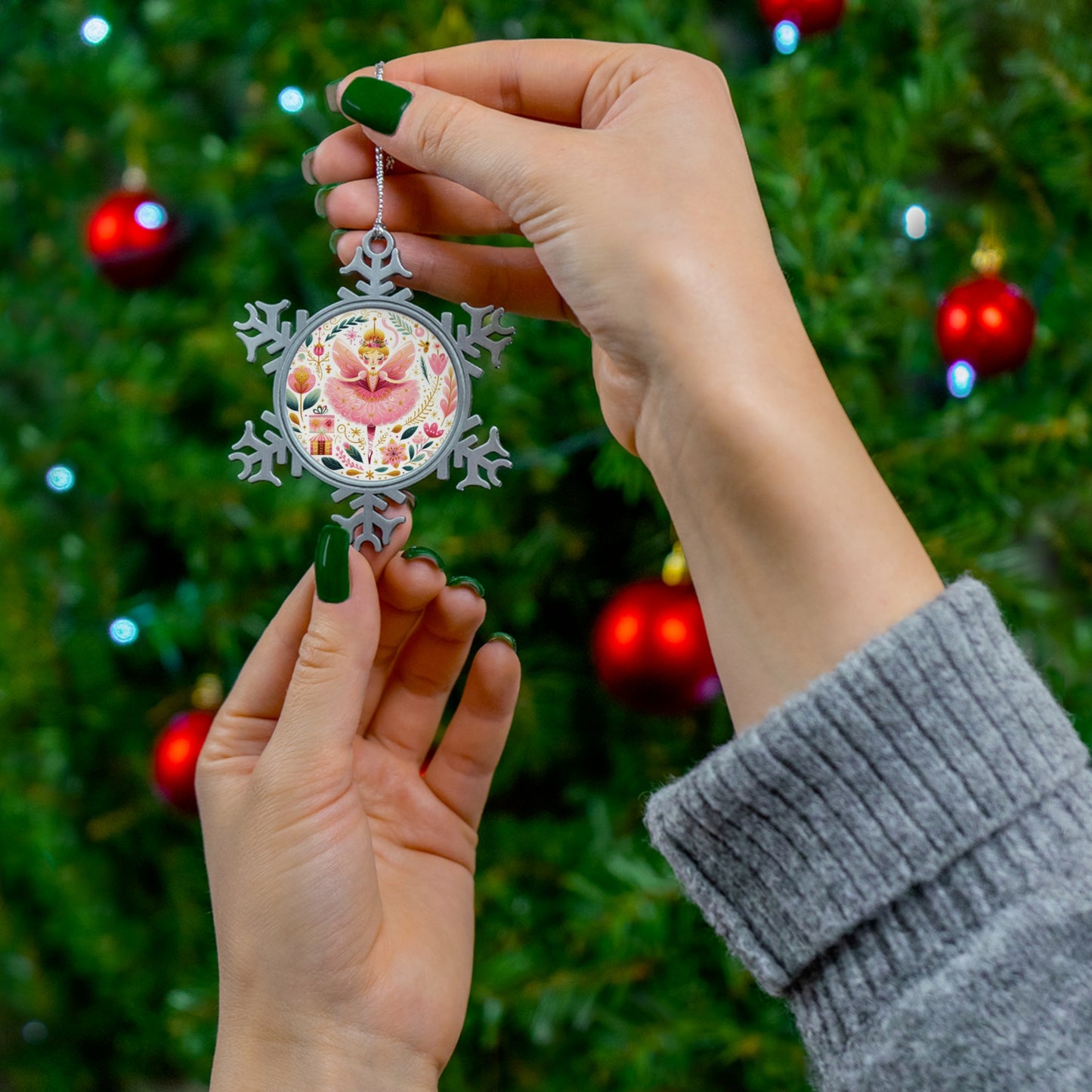 Sugar Plum Fairy, Nutcracker,  Ballet, Ballerina, Dance, Christmas, Stocking Stuffer, Ceramic Ornament, Dance Ornament