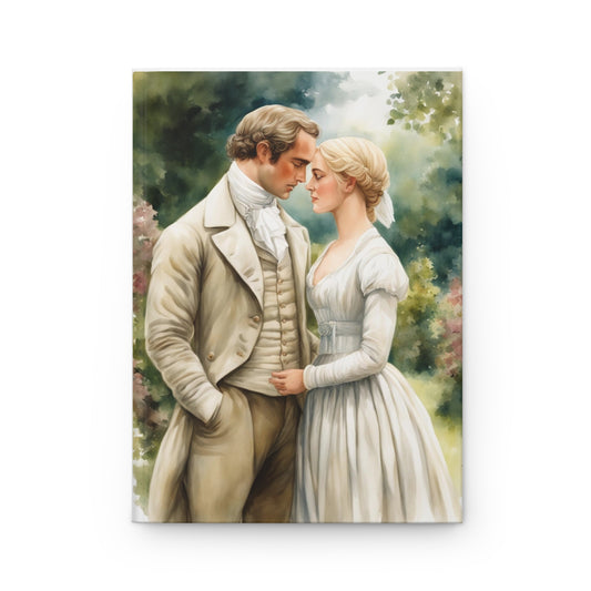 Jane Austen, Austenite, Emma, Mr. Knightly, Wedding, Regency, Book, Reader, Bookworm, Hardcover Journal Matte