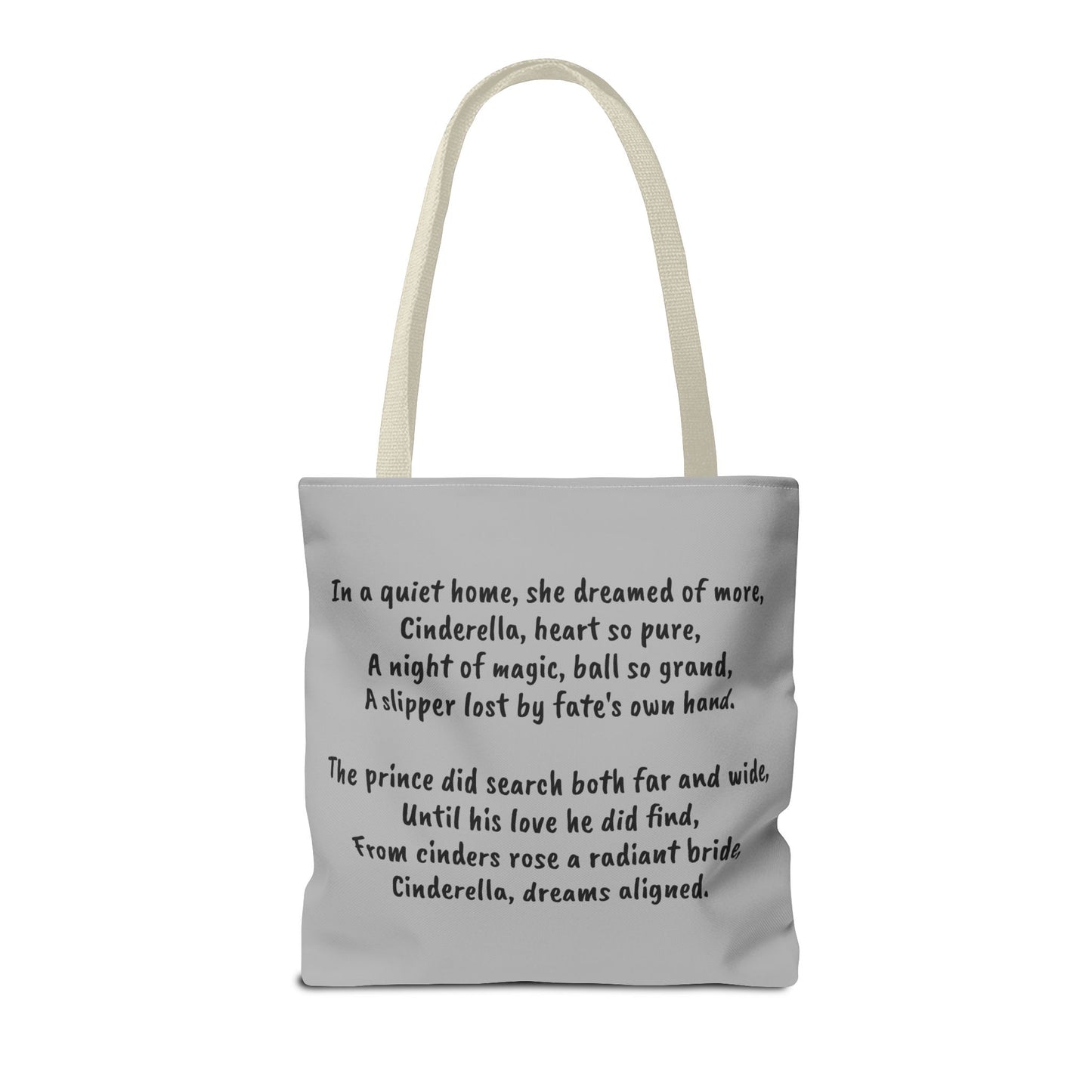 Cinderella, Fairy Tale, Tote Bag, Book Bag, Library Bag, Gift