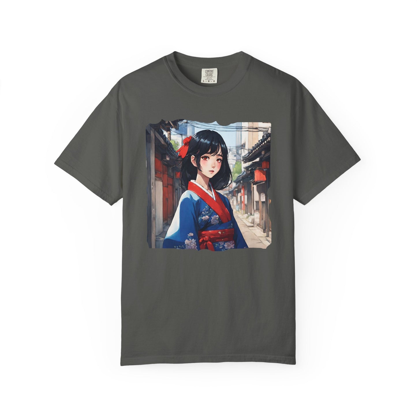 Japan Anime, Seoul, South Korea, Girl, Hanbok, Unisex Garment-Dyed T-shirt
