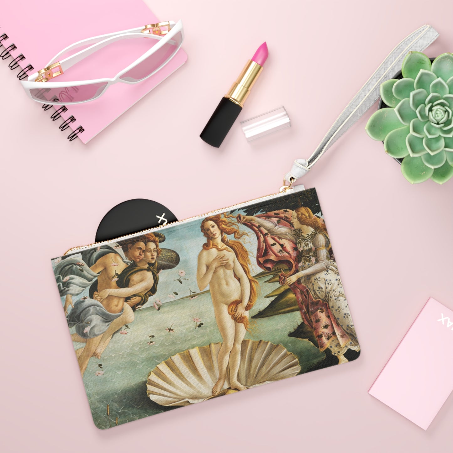Italian Renaissance, Sandro Botticelli's The Birth of Venus, Art, Gift, Clutch Bag