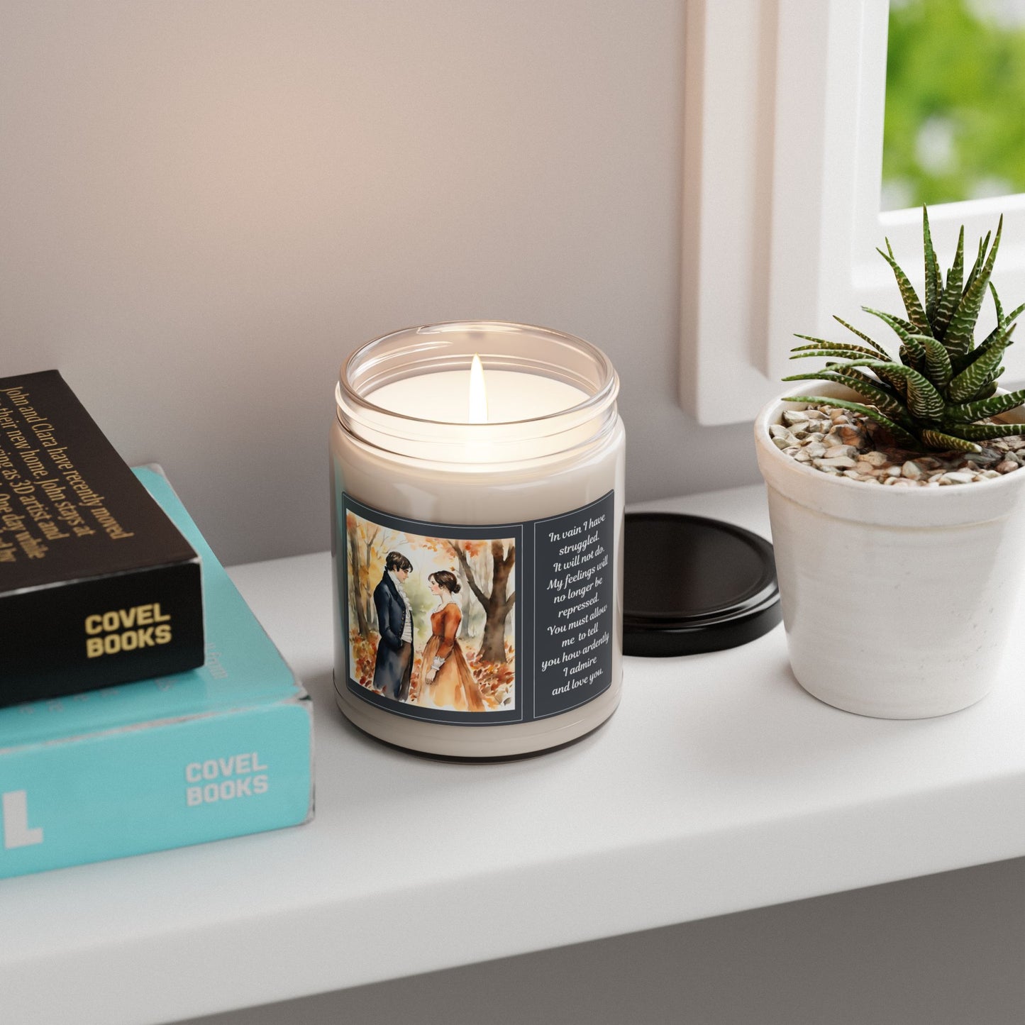 Pride and Prejudice, Jane Austen, Autumn, Fall, Season, Gift, Scented Soy Candle, 9oz, Nine Scents Available