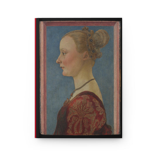 Florentine, Portrait of a Young Woman, Art, Renaissance, Hardcover Journal Matte,  Piero del Pollaiuolo