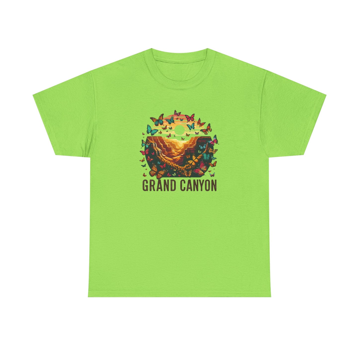 Grand Canyon Butterfly Unisex Tee, National Park Shirt Summer Gift Cotton T-Shirt, Southwest Nature Lover Top, Outdoor Adventure Hiking Tee,