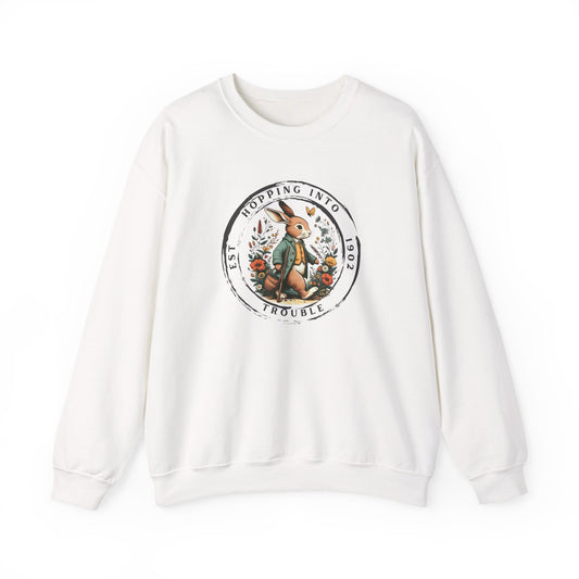Peter Rabbit Vintage Style Crewneck Sweatshirt - Easter Spring Gift, Beatrix Potter Inspired Shirt, T-Shirt