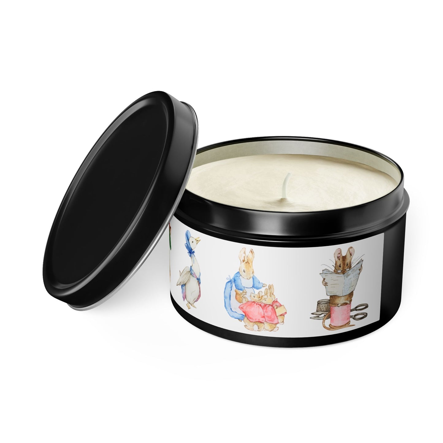 Peter Rabbit, Beatrix Potter, Gift, Mini, Gift, Tin Candles, Shower, Baby Birthday, Five Scent Choices