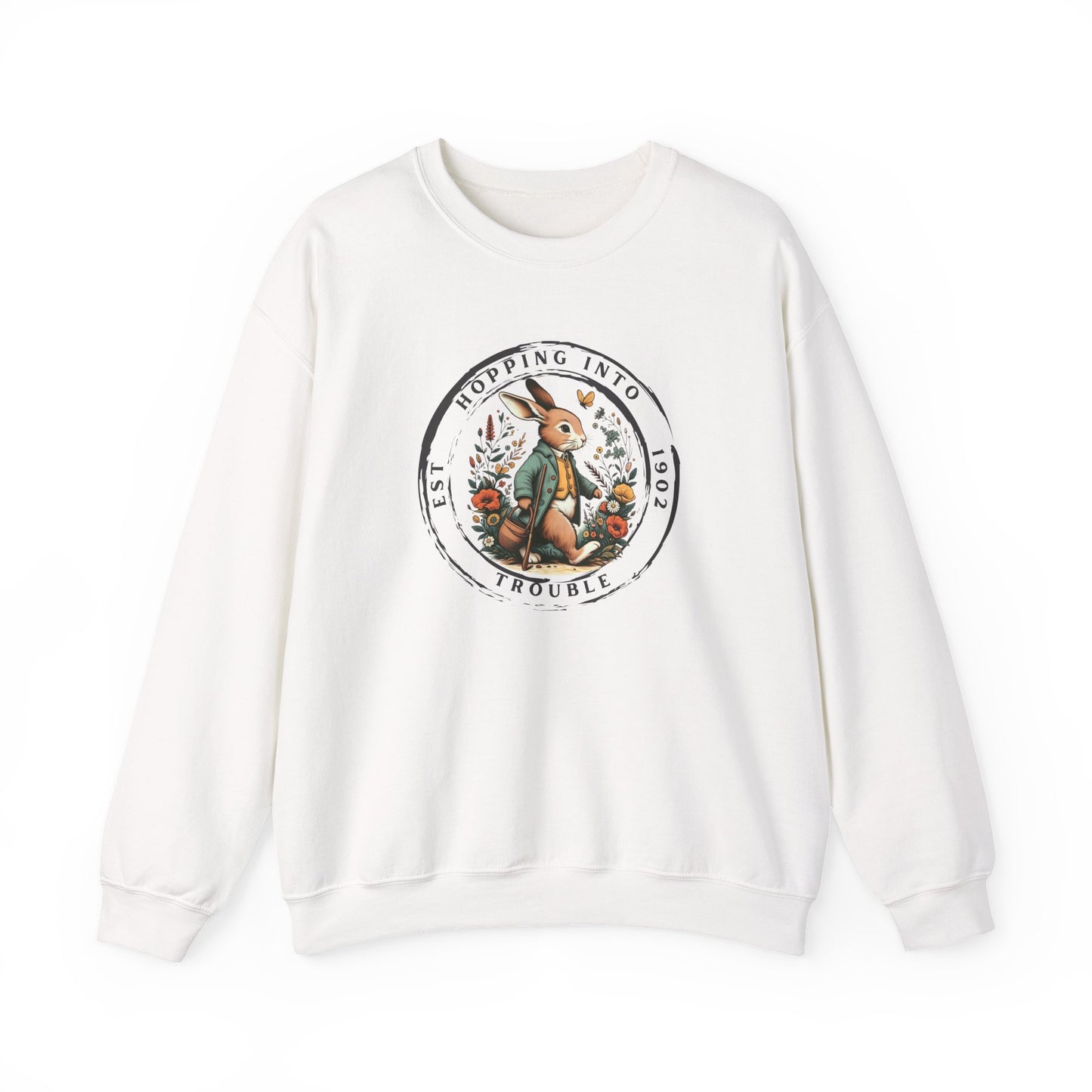 Peter Rabbit Vintage Style Crewneck Sweatshirt - Easter Spring Gift, Beatrix Potter Inspired Shirt, T-Shirt