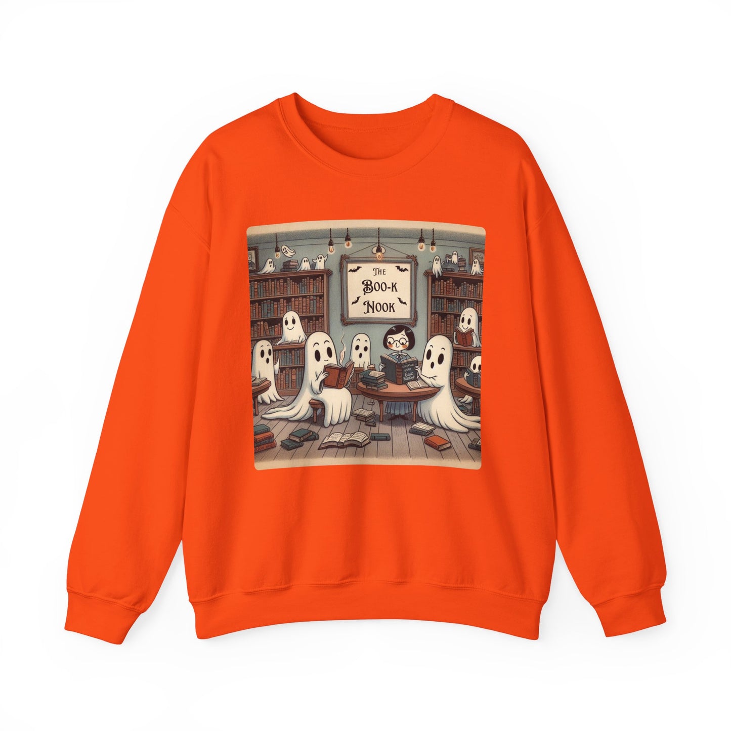 Ghost Readers Crewneck Sweatshirt, Cozy Halloween, Book Lover Apparel, Sweatshirt for Fall, Librarian Shirt, Autumn Teacher Gift, Fall