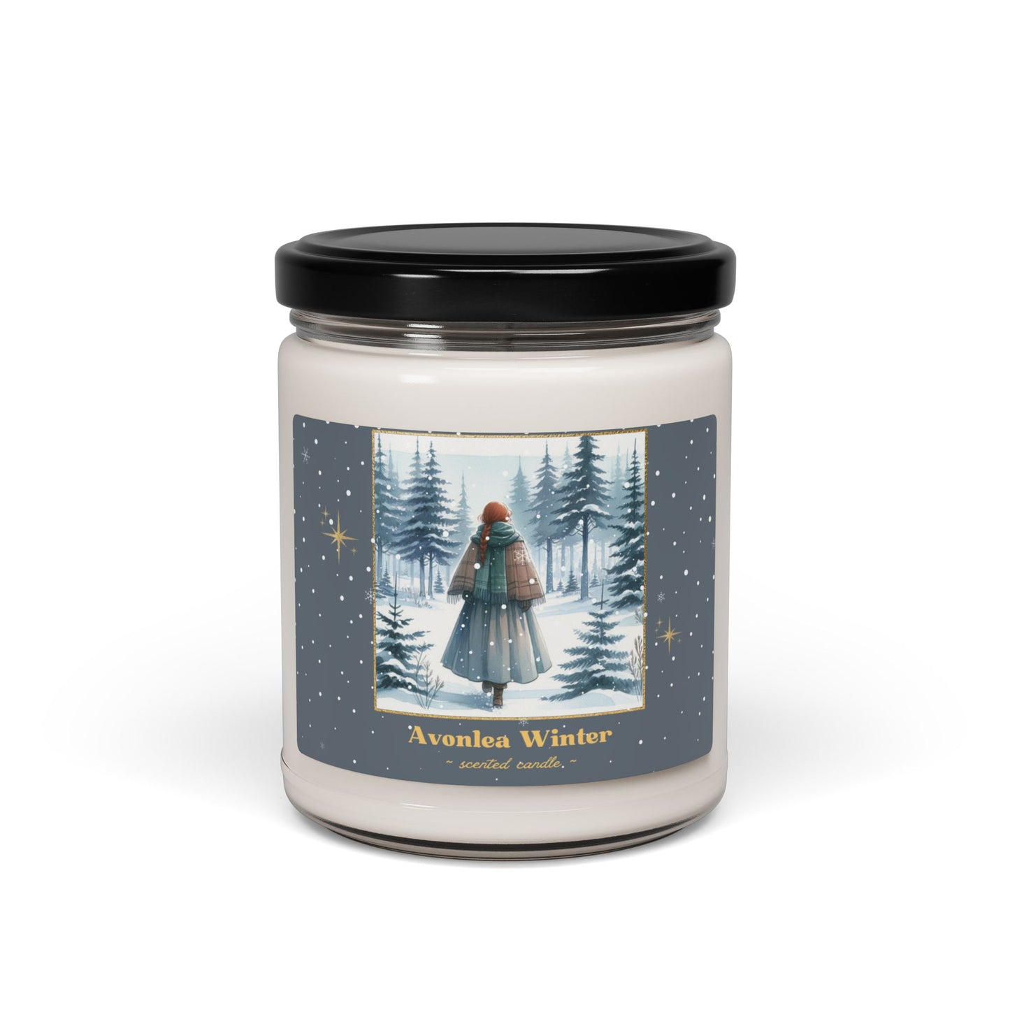Soy Candle, Avonlea Winter, Cozy Home Decor, Holiday Gift, Aromatherapy, Relaxation, Anne of Green Gables Christmas Candle