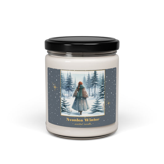 Soy Candle, Avonlea Winter, Cozy Home Decor, Holiday Gift, Aromatherapy, Relaxation, Anne of Green Gables Christmas Candle