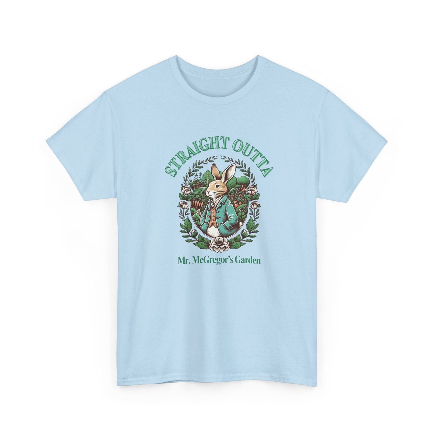 Peter Rabbit Vintage Style Unisex Cotton Tee - Beatrix Potter Apparel Gift, T-Shirt, Bunny Lover Shirt, Classic Character Top, Retro Graphic