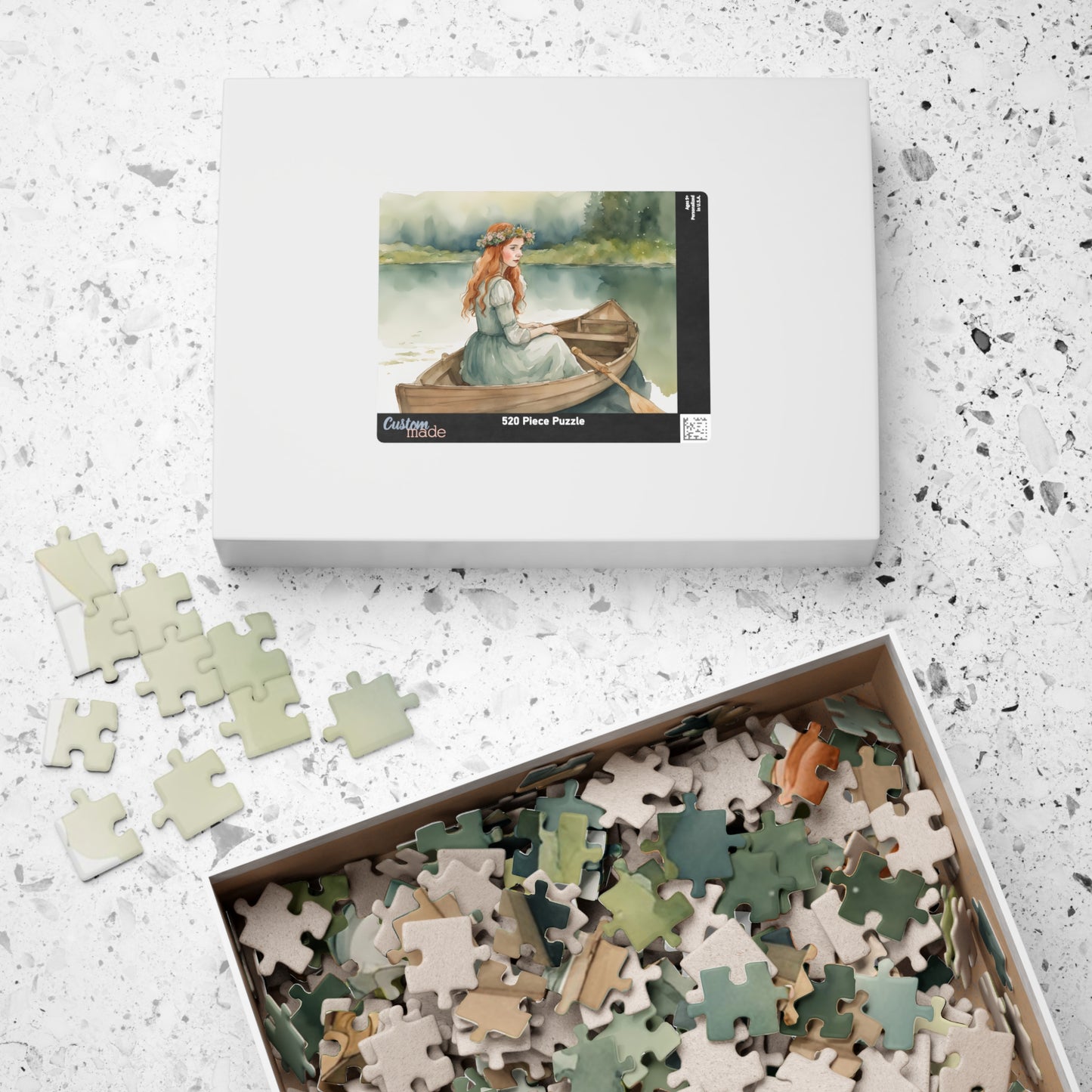 Puzzle Game - Anne of Green Gables - Lucy Maud Montgomery - Gift - 110, 252 piece, Lady of Shalott, Mindfulness Activity, Jigsaw, Brain