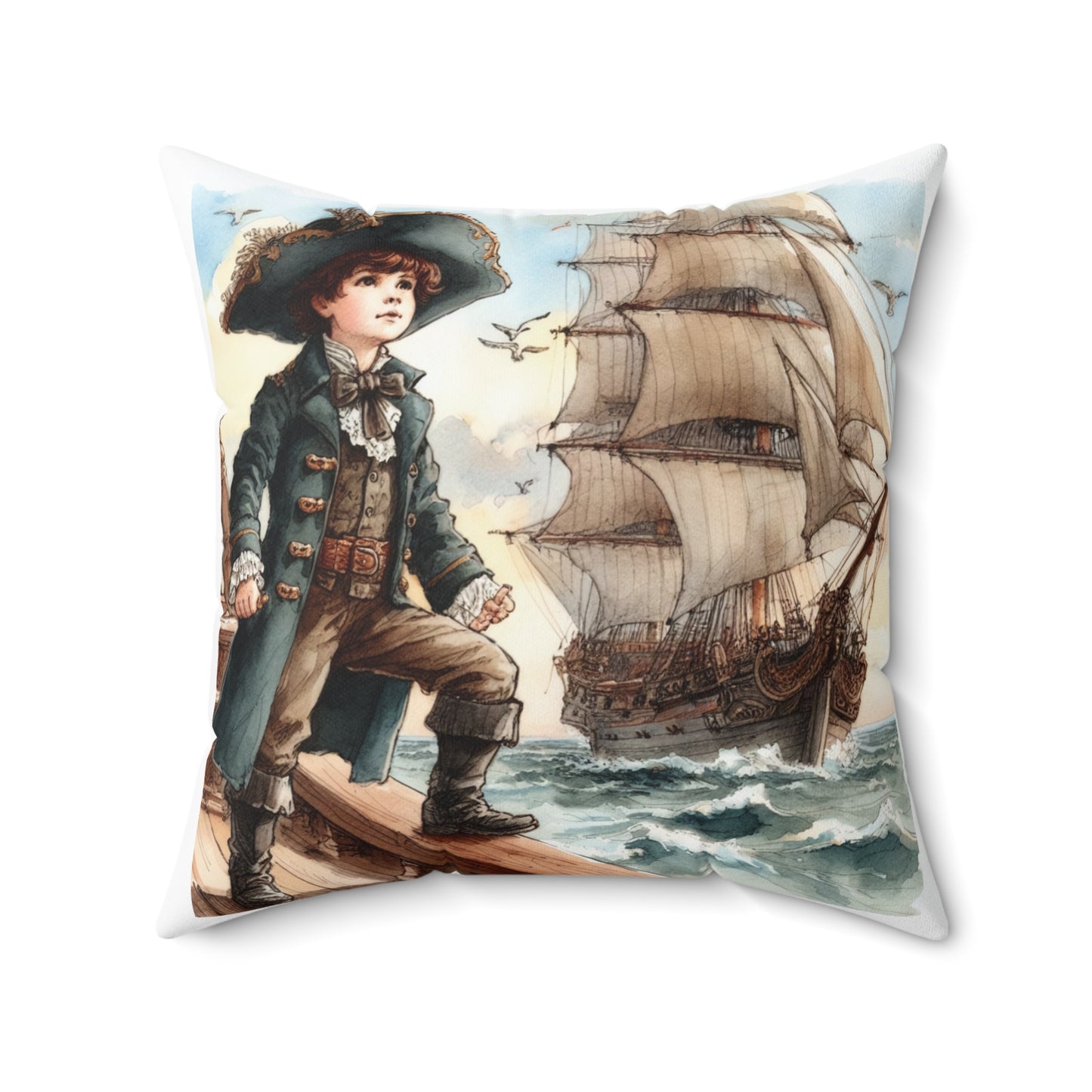 Spun Polyester Square Pillow