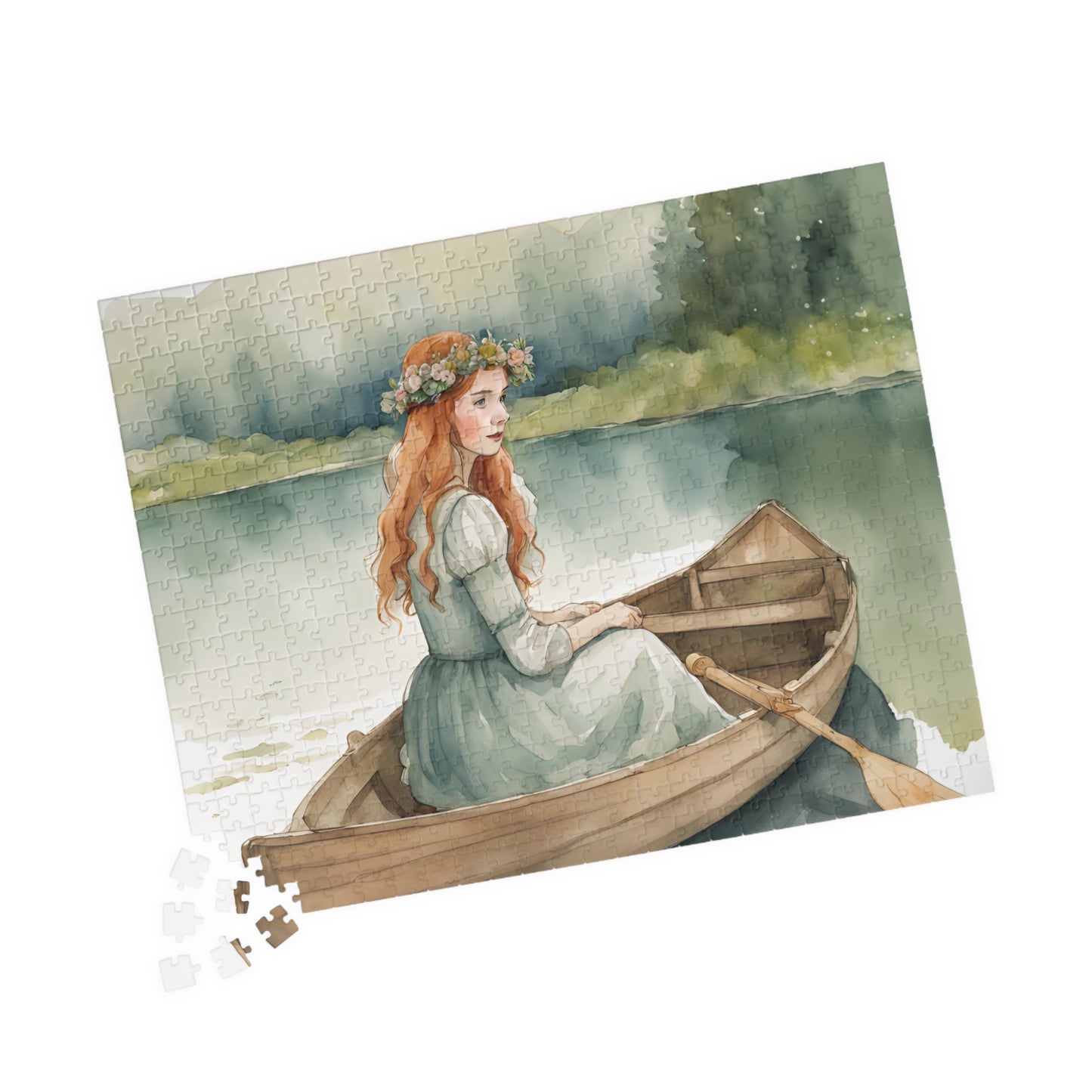 Puzzle Game - Anne of Green Gables - Lucy Maud Montgomery - Gift - 110, 252 piece, Lady of Shalott, Mindfulness Activity, Jigsaw, Brain