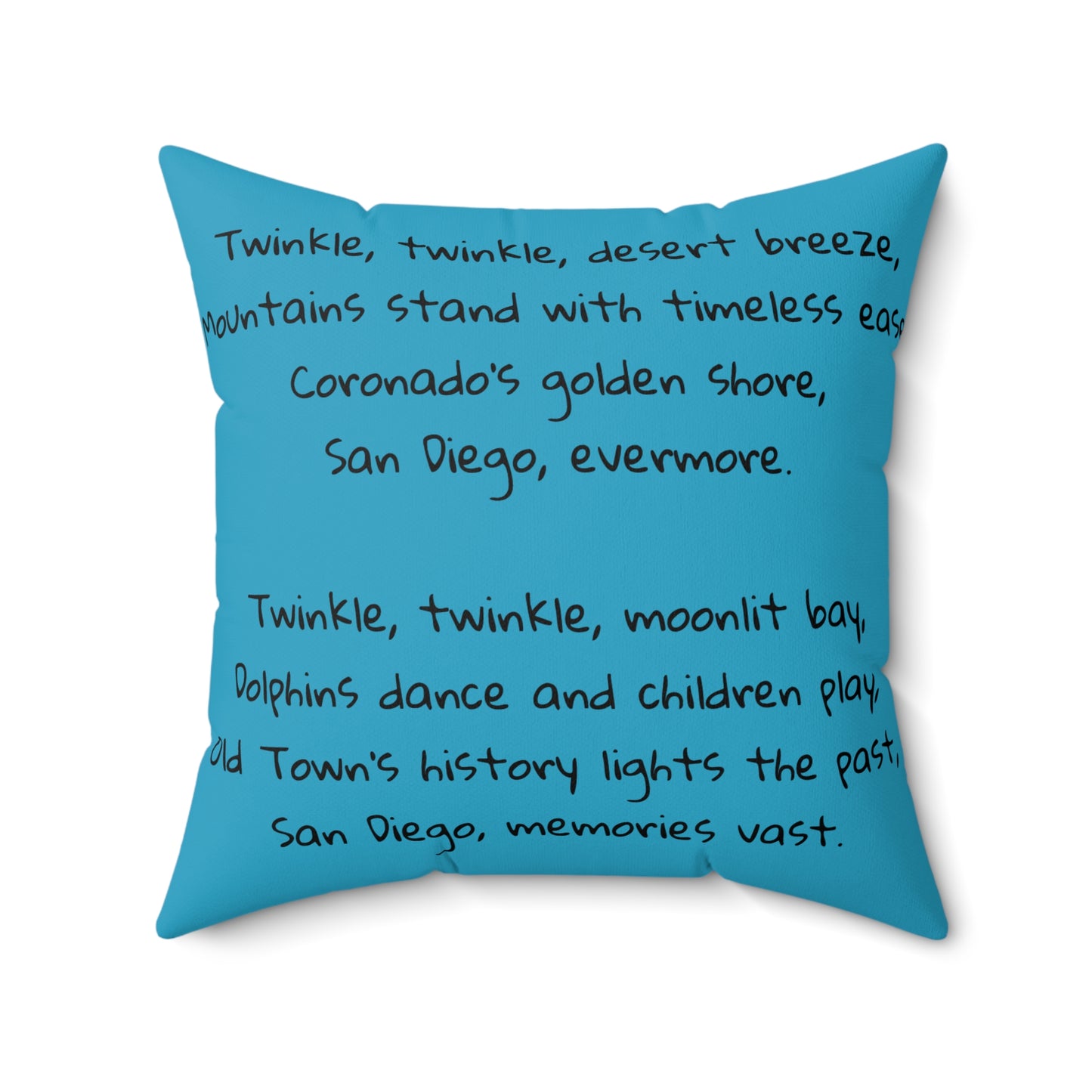 Spun Polyester Square Pillow