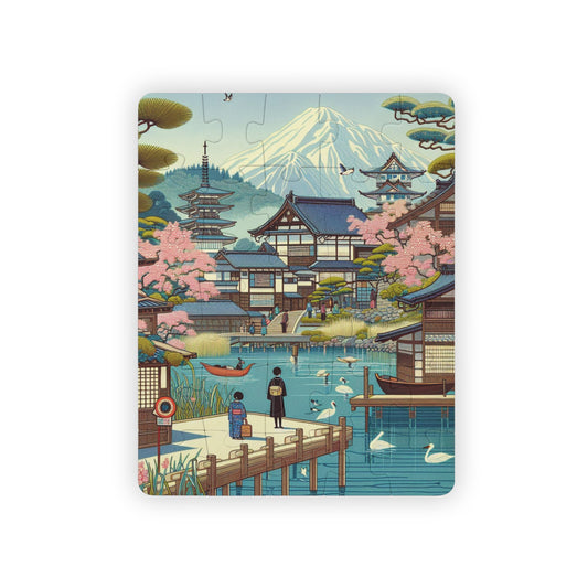 Japan Mt Fuji, Educational Game, Kids' Puzzle, 30-Piece