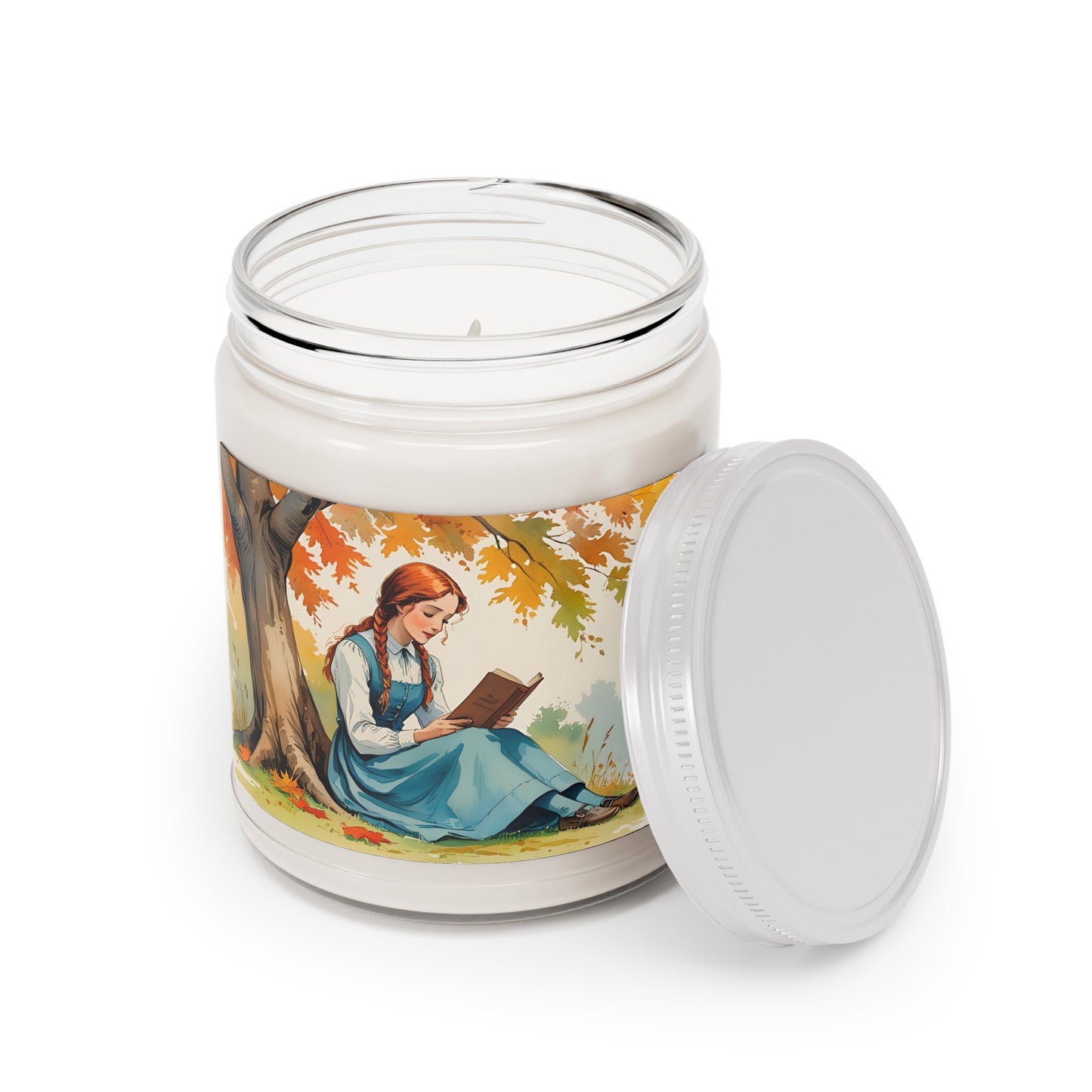 Literary Candle, Anne of Green Gables, Home Decor Gift, Autumn Vibes Candle, Spice Pumpkin Scent, Lucy Maud Montgomery Candle, 9oz Soy
