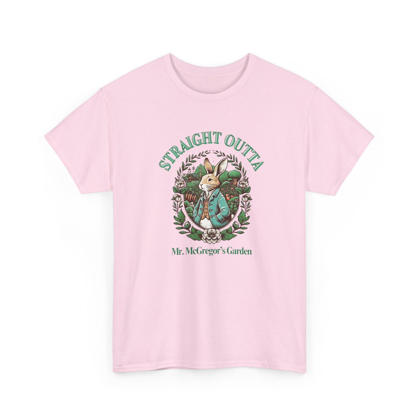 Peter Rabbit Vintage Style Unisex Cotton Tee - Beatrix Potter Apparel Gift, T-Shirt, Bunny Lover Shirt, Classic Character Top, Retro Graphic
