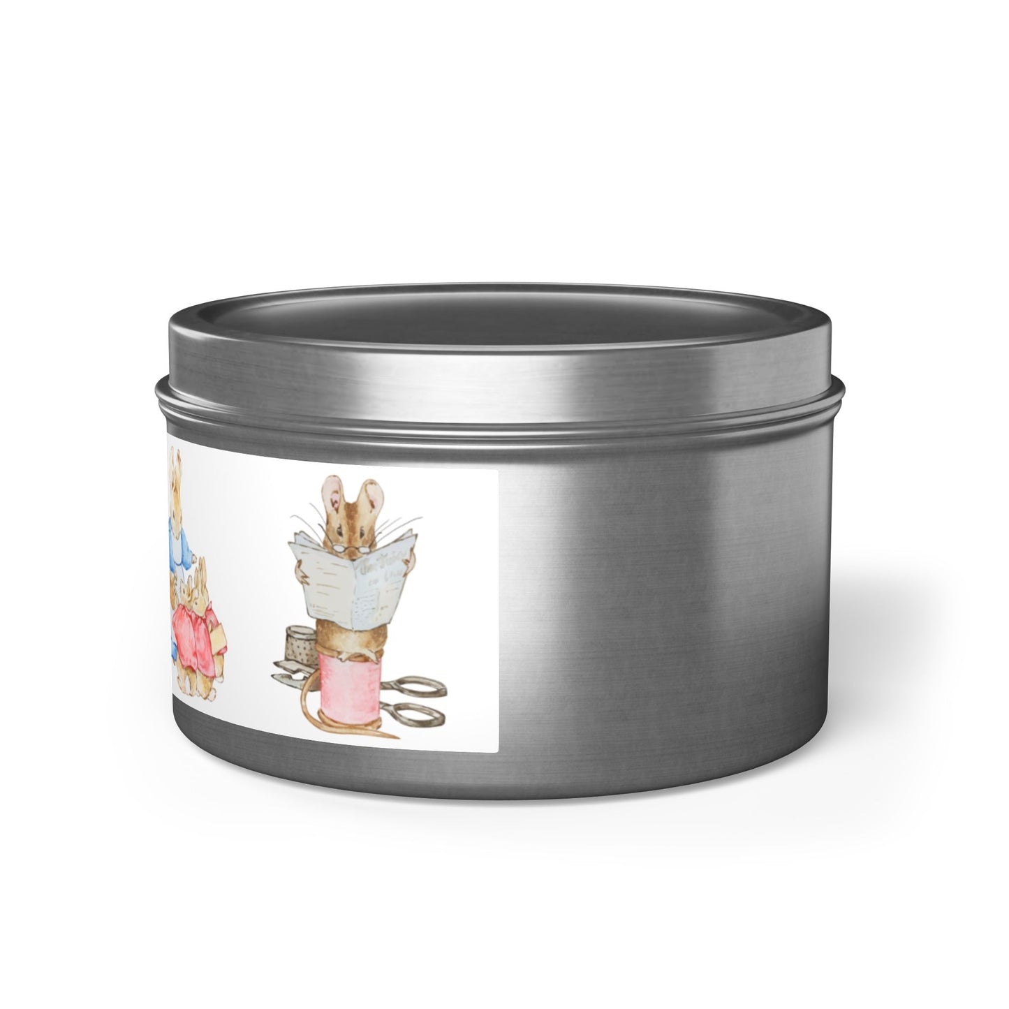 Peter Rabbit, Beatrix Potter, Gift, Mini, Gift, Tin Candles, Shower, Baby Birthday, Five Scent Choices