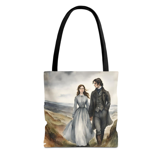 Wuthering Heights, Emily Bronte, Tote Bag, School Bag, Book Bag, Library Bag