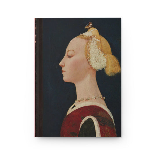 Florentine, Portrait of a Woman, Art, Renaissance, Master of , Canvas, Artwork, Hardcover Journal Matte