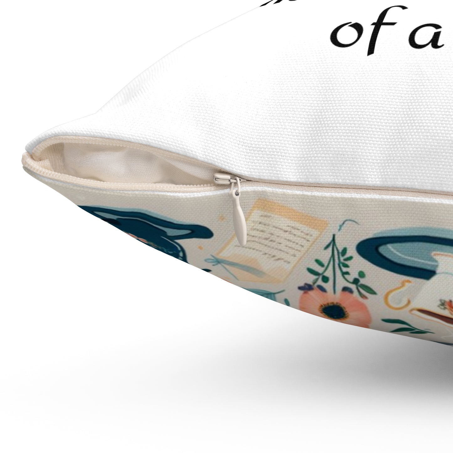 Pride and Prejudice, Jane Austen, Regency, Square Pillow