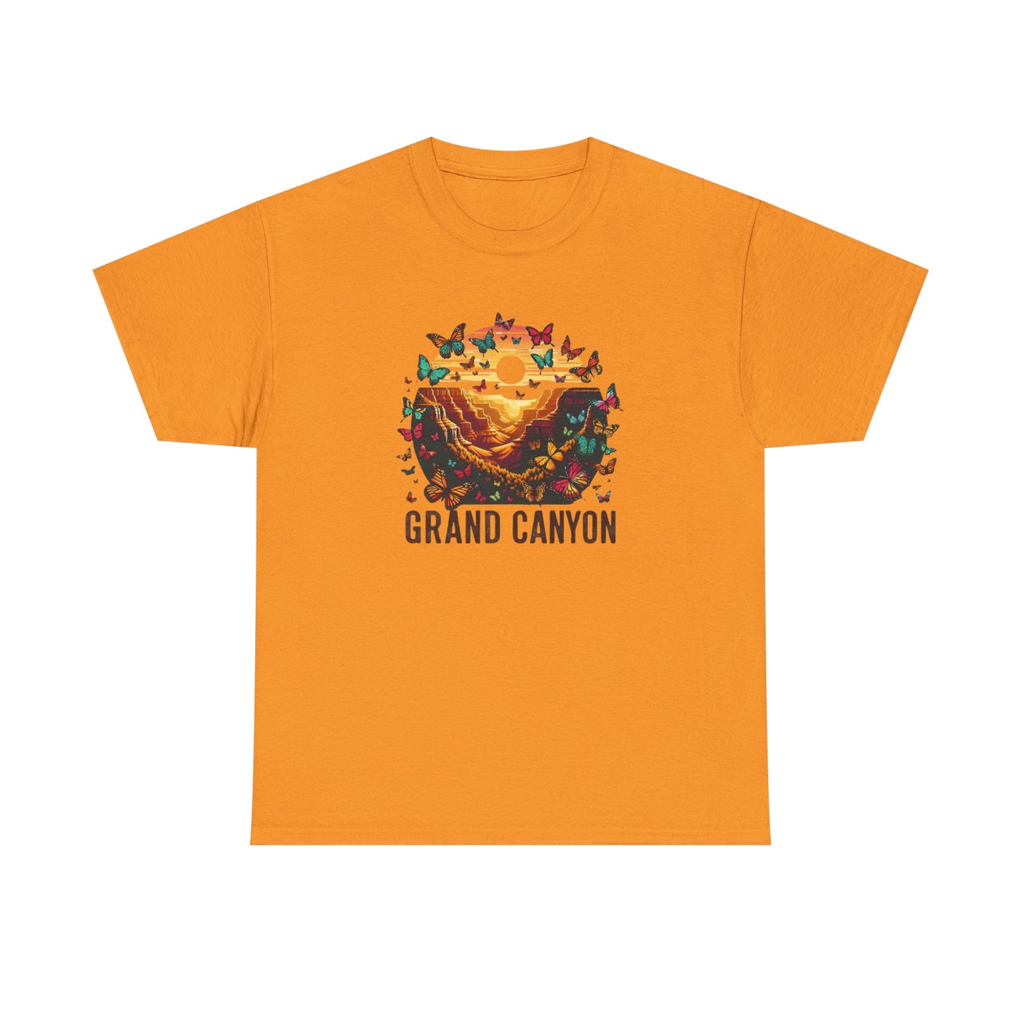 Grand Canyon Butterfly Unisex Tee, National Park Shirt Summer Gift Cotton T-Shirt, Southwest Nature Lover Top, Outdoor Adventure Hiking Tee,