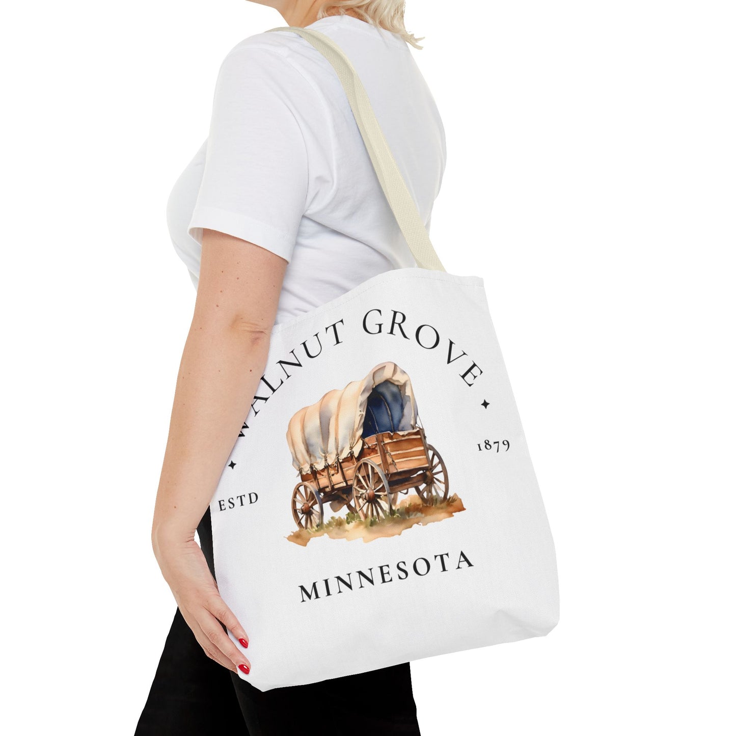 Little House on the Prairie, Laura Ingalls Wilder, Walnut Grove, Tote Bag, Book Bag, School, Library, Book Club