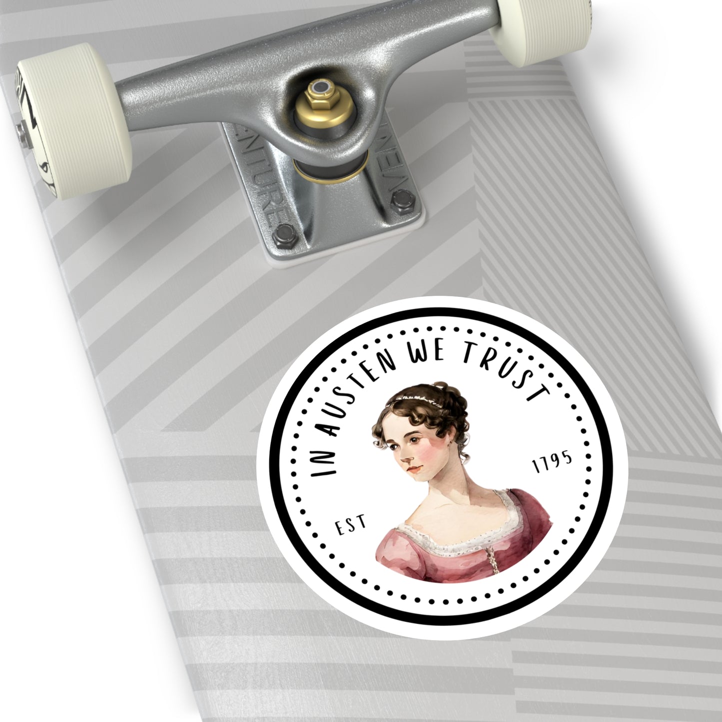 Jane Austen, Austenite, Regency, Round Stickers, Indoor, Outdoor