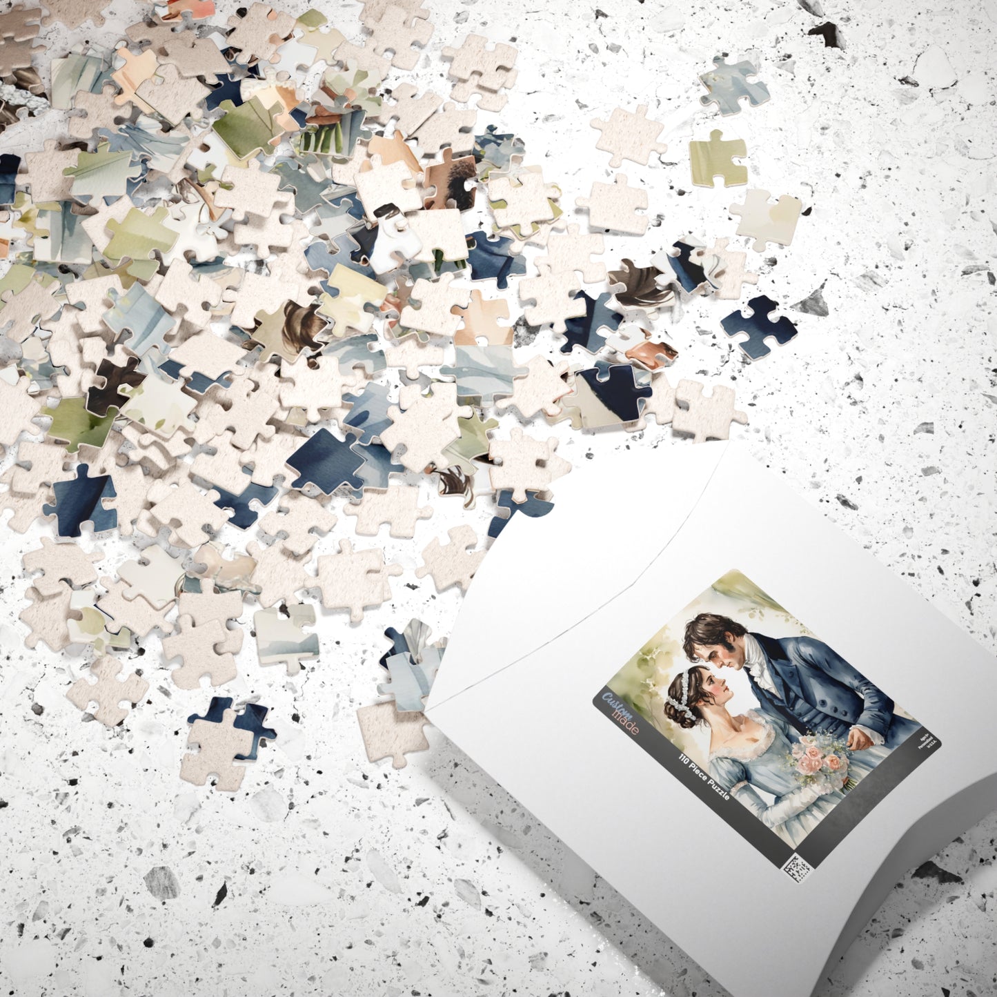 Romantic Fine Art Puzzle | 110, 252, 520, 1014-piece | Perfect for Couples, Weddings, Anniversaries, Cozy Nights, Gift Idea